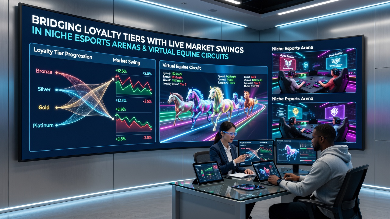 Live markt swings in esports en virtuele paardenrennen met loyaliteitstier indicators