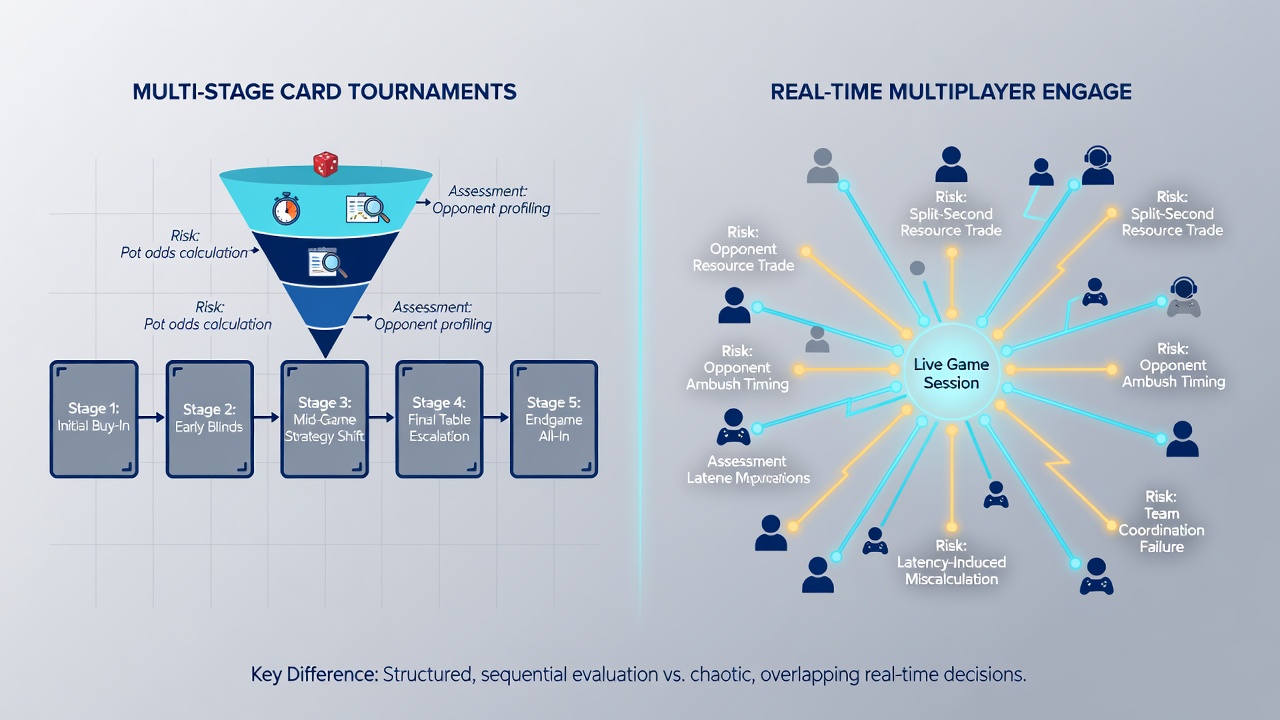 Weergave van real-time beslissingen in een multiplayer esports omgeving met snelle odds veranderingen