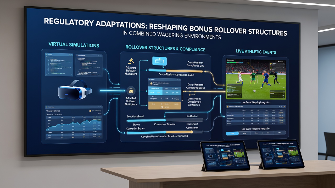Illustratie van regelgevende wijzigingen in bonusstructuren voor virtuele en live weddenschappen