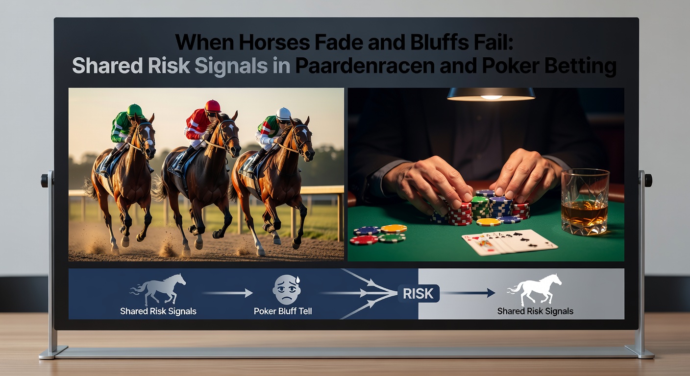 Poker spelers aan tafel tijdens een high-stakes toernooi, met focus op een bluff die wordt gecalled door een tegenstander met een sterke hand